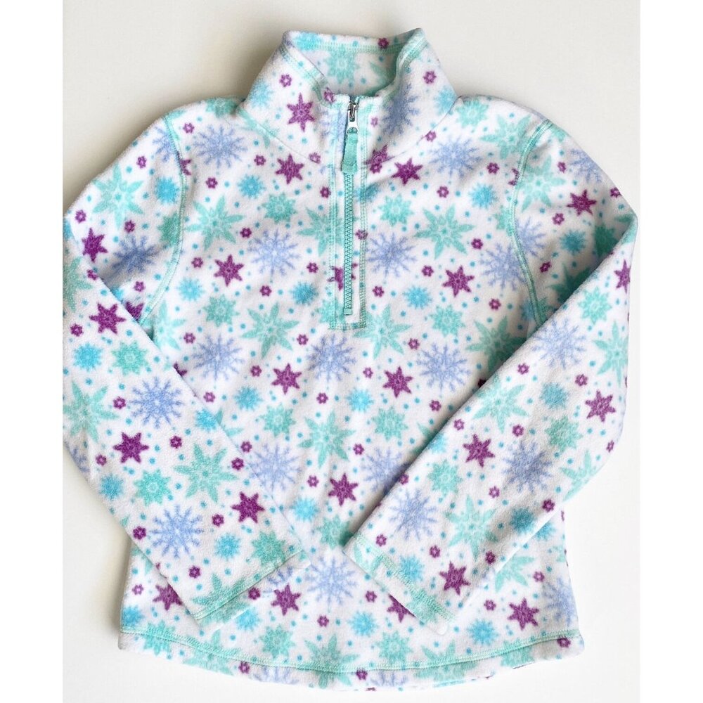 Green Soda Snowflake Fleece